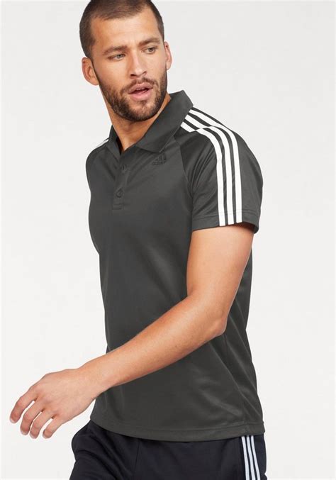 adidas herren poloshirt d2m 3s schwarz und|ADIDAS HERREN POLOSHIRT D2M 3S .